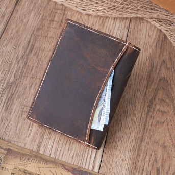 ELEGANCKI MĘSKI SKÓRZANY PORTFEL VINTAGE PAOLO PERUZZI T-13-BR