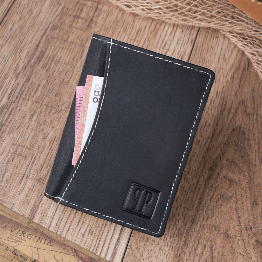 ZESTAW PREZENTOWY ZUP-78-BL POJEMNY PLECAK MĘSKI T-19-BL I PORTFEL SKÓRZANY T-13-BL