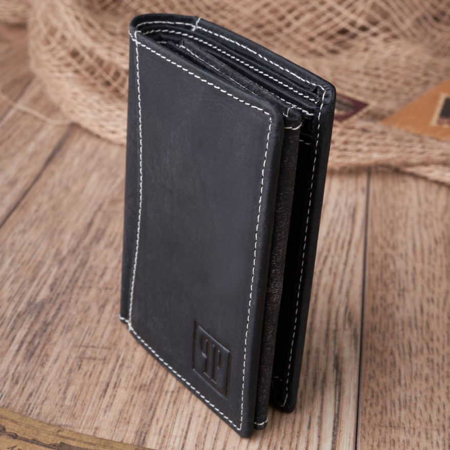 ZESTAW PREZENTOWY ZUP-78-BL POJEMNY PLECAK MĘSKI T-19-BL I PORTFEL SKÓRZANY T-13-BL