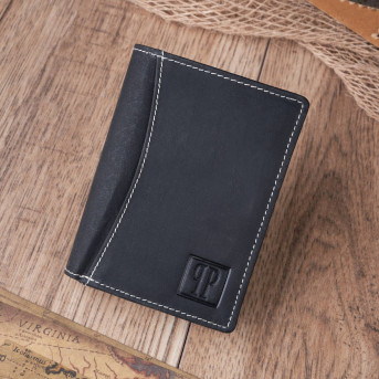 ZESTAW PREZENTOWY ZUP-79-BL PLECAK MĘSKI T-37-BL I PORTFEL SKÓRZANY T-13-BL