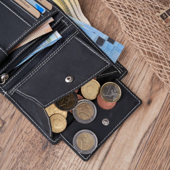 ZESTAW PREZENTOWY ZUP-79-BL PLECAK MĘSKI T-37-BL I PORTFEL SKÓRZANY T-13-BL