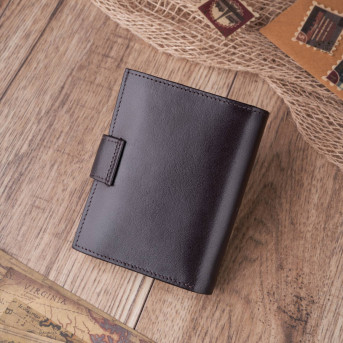 SKÓRZANY MĘSKI PAKOWNY BRĄZOWY PORTFEL PAOLO PERUZZI T-14-BR