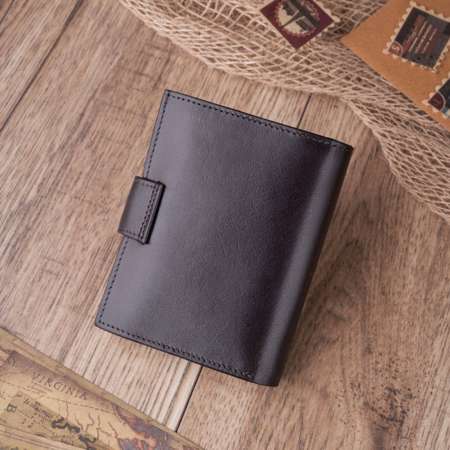 SKÓRZANY MĘSKI PAKOWNY BRĄZOWY PORTFEL PAOLO PERUZZI T-14-BR