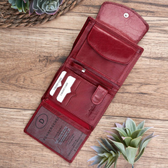 MODNY DAMSKI SKÓRZANY PORTFEL PAOLO PERUZZI RFID T-12-RD