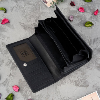 ZESTAW PREZENTOWY DLA NIEJ ZUP-101-BL PLECAK SKÓRZANY T-16-BL PORTFEL SKÓRZANY T-05-BL I BRELOK DO KLUCZY T-86-HBL