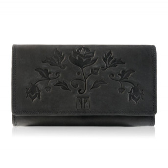 ZESTAW PREZENTOWY DLA NIEJ ZUP-101-BL PLECAK SKÓRZANY T-16-BL PORTFEL SKÓRZANY T-05-BL I BRELOK DO KLUCZY T-86-HBL