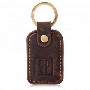 ZESTAW PREZENTOWY DLA NIEJ ZUP-101-BR PLECAK SKÓRZANY T-16-BR PORTFEL SKÓRZANY T-05-BR I BRELOK DO KLUCZY T-86-HBR