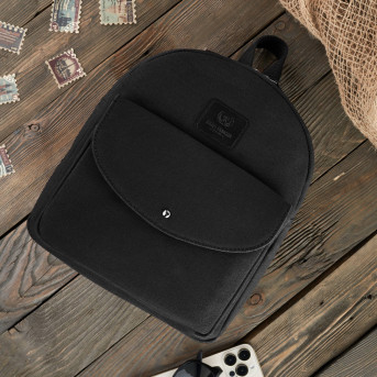 PLECACZEK DAMSKI CZARNY WEGAŃSKI PAOLO PERUZZI T-101-BL