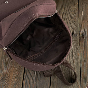 PLECACZEK DAMSKI BRĄZOWY WEGAŃSKI PAOLO PERUZZI T-101-BR