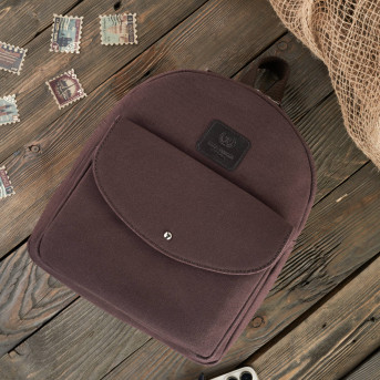 PLECACZEK DAMSKI BRĄZOWY WEGAŃSKI PAOLO PERUZZI T-101-BR