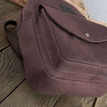 PLECACZEK DAMSKI BRĄZOWY WEGAŃSKI PAOLO PERUZZI T-101-BR