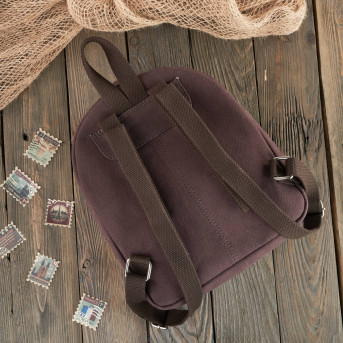 PLECACZEK DAMSKI BRĄZOWY WEGAŃSKI PAOLO PERUZZI T-101-BR