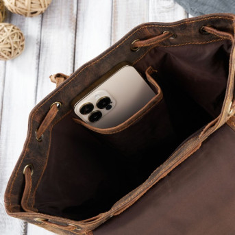 ZESTAW PREZENTOWY PLECACZEK DAMSKI I PORTFEL DAMSKI PAOLO PERUZZI ZUP-26-BR