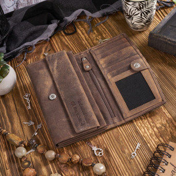 ZESTAW PREZENTOWY PLECACZEK DAMSKI I PORTFEL DAMSKI PAOLO PERUZZI ZUP-26-BR