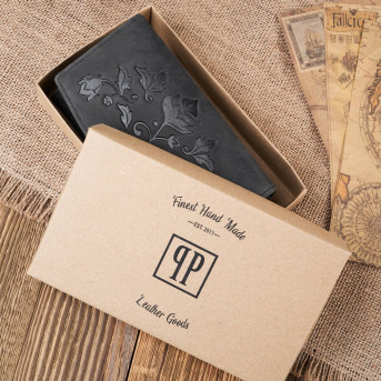 PORTFEL DAMSKI VINTAGE CZARNY RETRO PAOLO PERUZZI T-01-BL