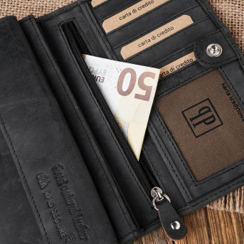 ZESTAW PREZENTOWY ZUP-36-BL PORTFEL I ETUI SKÓRZANE