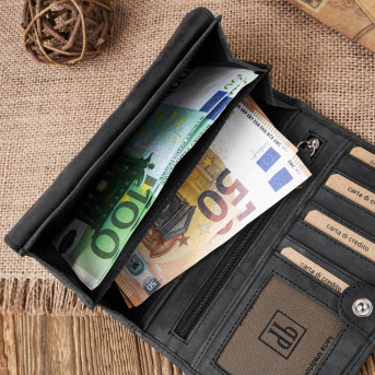 ZESTAW ZUP-54 SASZETKA SKÓRZANA  T-36-G PORTFEL T-01-BL