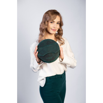 Torebka damska mała T-92-GRN torebka damska skórzana na ramię Paolo Peruzzi