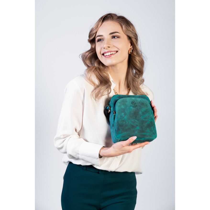 ZESTAW PREZENTOWY ZUP-74-GR LISTONOSZKA DAMSKA T-63 I PORTFEL SKÓRZANY T-33