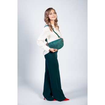 ZESTAW DLA NIEJ ZUP-59-GR PORTFEL SKÓRZANY T-25-GR I SASZETKA NERKA T-36-GR