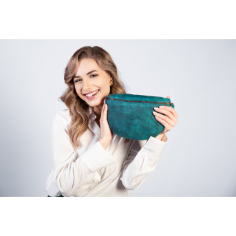 ZESTAW ZUP-56-GR SASZETKA SKÓRZANA T-36-GR PORTFEL T-05-GR