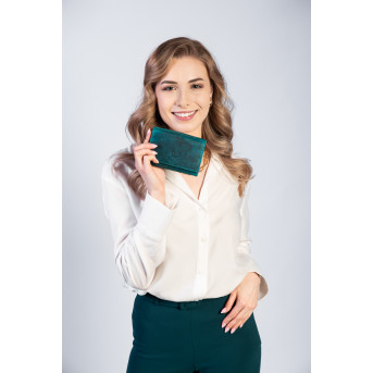 ZESTAW ZUP-57-GR SASZETKA SKÓRZANA  T-36-GR PORTFEL T-33-GR