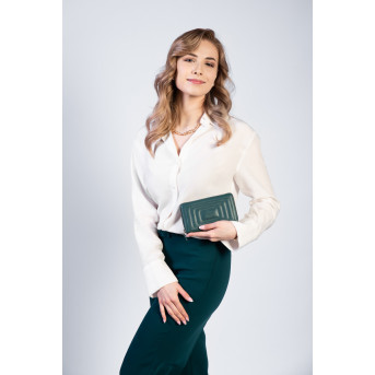 DAMSKI PORTFEL ZE SKÓRY NATURALNEJ KOPERTÓWKA PAOLO PERUZZI AV-05-GR