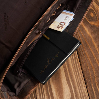 TORBA MĘSKA NA RAMIĘ SKÓRZANA AKTÓWKA VINTAGE BRĄZOWA PAOLO PERUZZI T-99-HBR