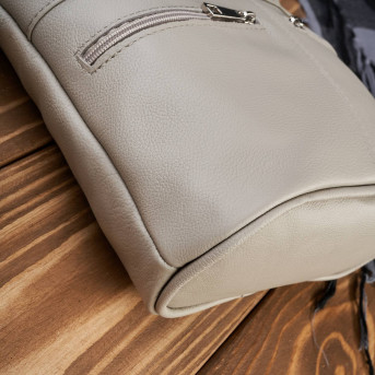 Torebeczka damska skórzana listonoszka szara Z-53-GR