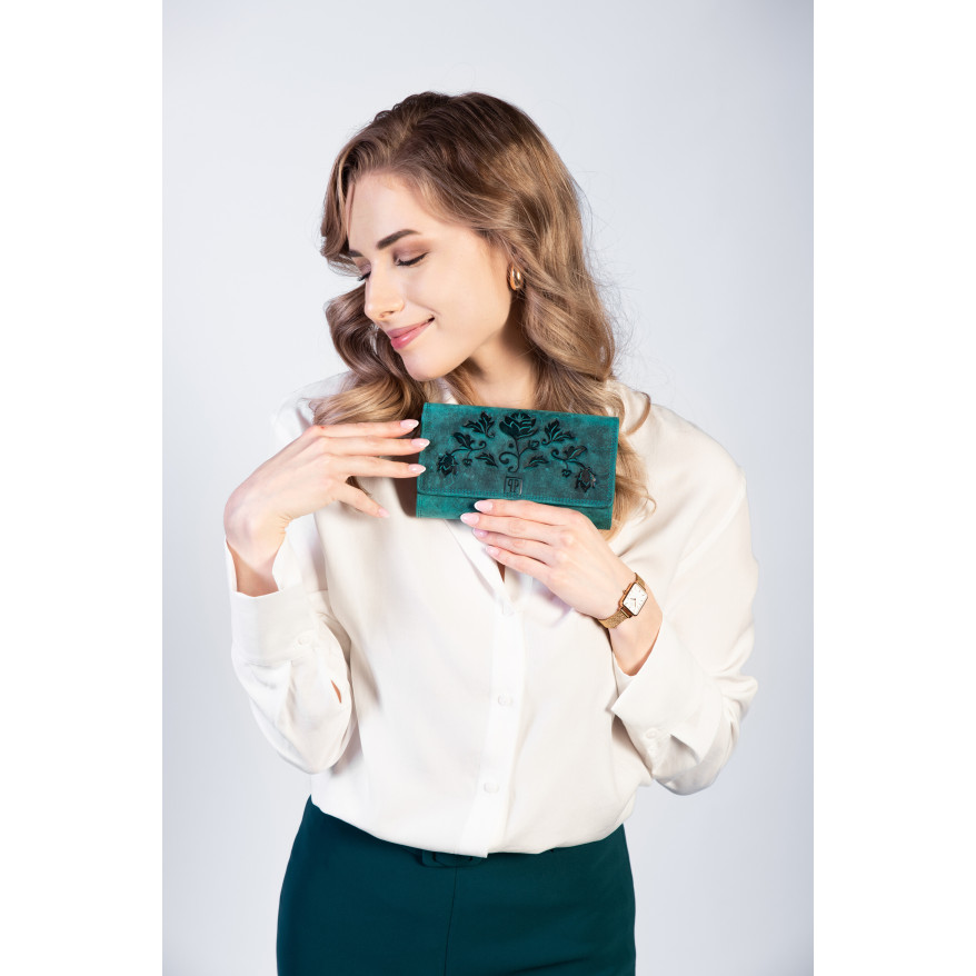 ZESTAW PREZENTOWY ZUP-37-GR PORTFEL SKÓRZANY T-05 I ETUI T-51