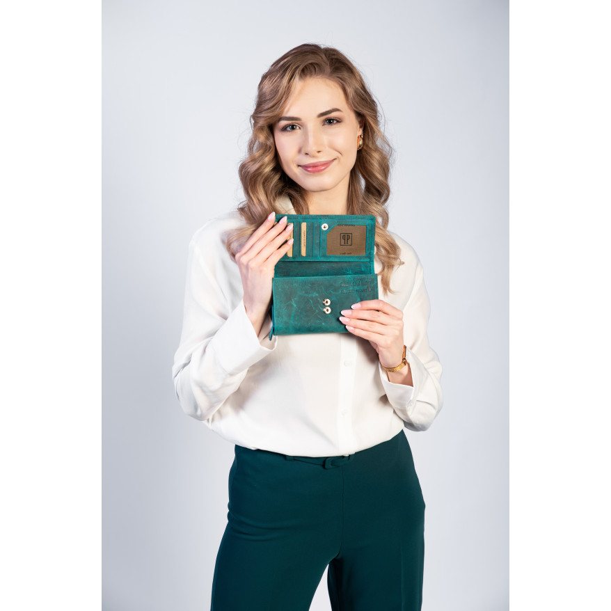 ZESTAW PREZENTOWY ZUP-37-GR PORTFEL SKÓRZANY T-05 I ETUI T-51