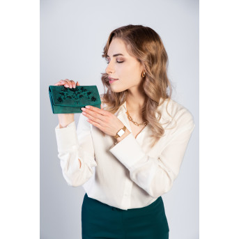 PORTFEL DAMSKI VINTAGE ZIELONY RETRO PAOLO PERUZZI T-01-GR