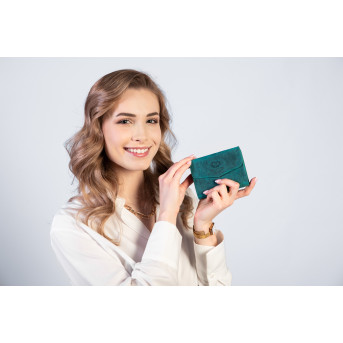 PORTFEL DAMSKI VINTAGE ZE SKÓRY RFID PAOLO PERUZZI T-35-GR