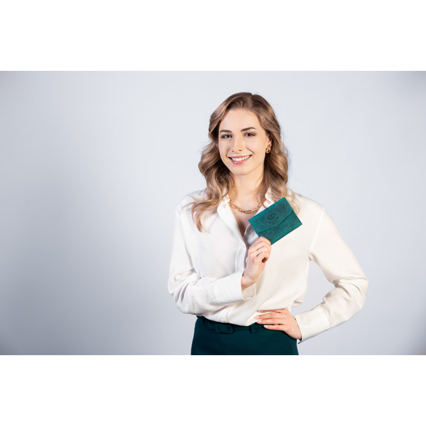 PORTFEL DAMSKI VINTAGE ZE SKÓRY RFID PAOLO PERUZZI T-35-GR