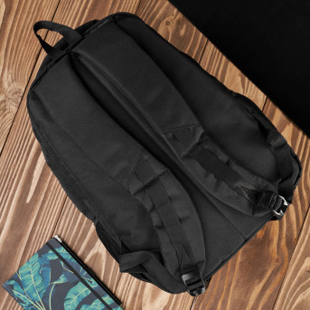 Plecak męski na laptopa do pracy T-120 plecak męski sportowy czarny Paolo Peruzzi