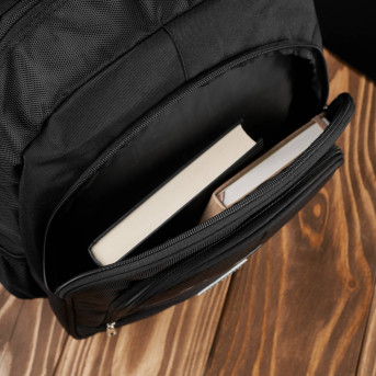 Plecak męski na laptopa do pracy T-120 plecak męski sportowy czarny Paolo Peruzzi