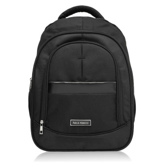 Plecak męski czarny T-120 plecak miejski na laptopa Paolo Peruzzi