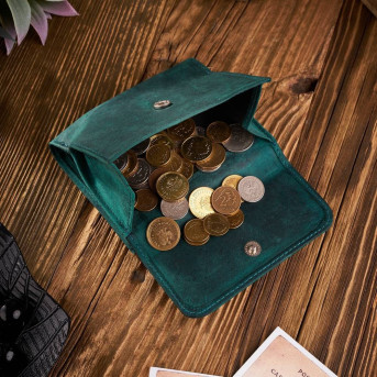 ZESTAW DLA NIEJ ZUP-64-GR: PORTFEL SKÓRZANY T-11 I ETUI NA KLUCZE T-51