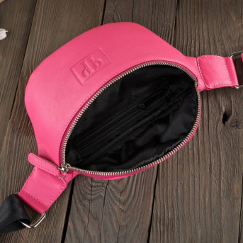 Portfel damski skórzany saszetka damska skórzana zestaw różowy