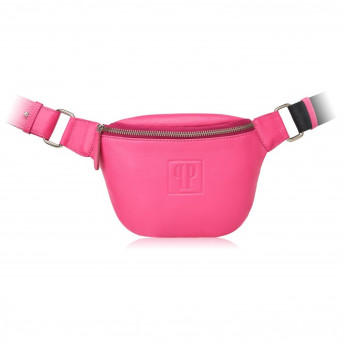 Portfel damski skórzany saszetka damska skórzana zestaw różowy