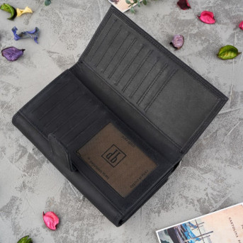 Portfel damski skórzany saszetka damska skórzana zestaw vintage