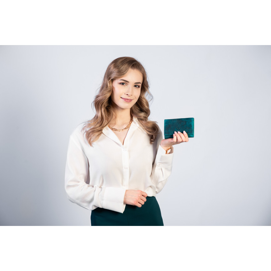 ZESTAW PREZENTOWY ZUP-74-GR LISTONOSZKA DAMSKA T-63 I PORTFEL SKÓRZANY T-33