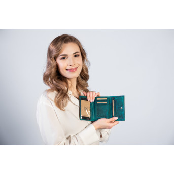 ZESTAW PREZENTOWY ZUP-74-GR LISTONOSZKA DAMSKA T-63 I PORTFEL SKÓRZANY T-33