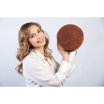 Torebka damska mała T-92-OR torebka damska skórzana na ramię Paolo Peruzzi