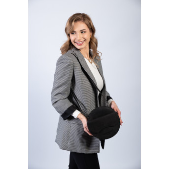 Torebka damska mała T-92-HBL torebka damska skórzana na ramię Paolo Peruzzi