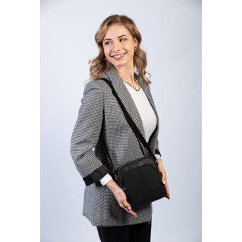 VINTAGE TOREBKA SKÓRZANA DAMSKA NA RAMIĘ PAOLO PERUZZI T-63-HBL