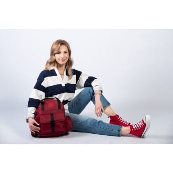 Plecak damski sportowy podróżny samolotowy A4 Paolo Peruzzi T-84-MR