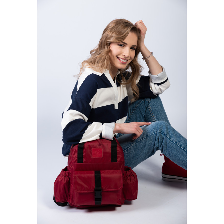 Plecak damski sportowy podróżny samolotowy A4 Paolo Peruzzi T-84-MR