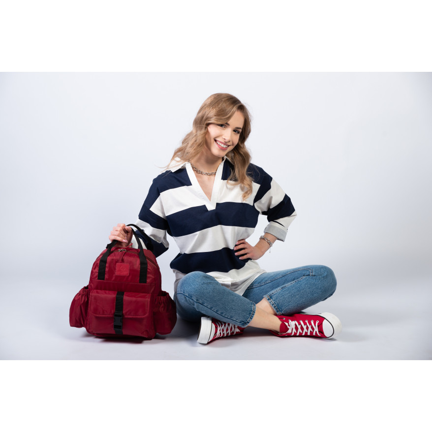 Plecak damski sportowy podróżny samolotowy A4 Paolo Peruzzi T-84-MR