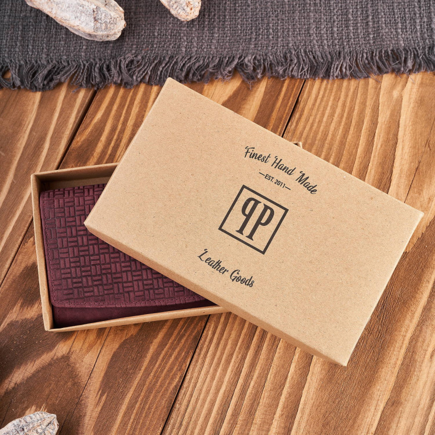 Portfel damski skórzany w stylu vintage duży różowy T-109-HCH